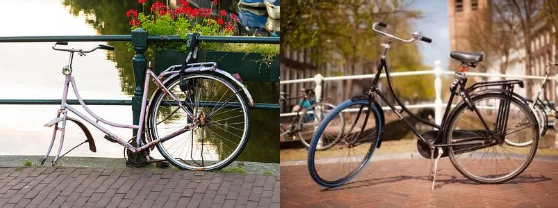 fiets bij kanaal